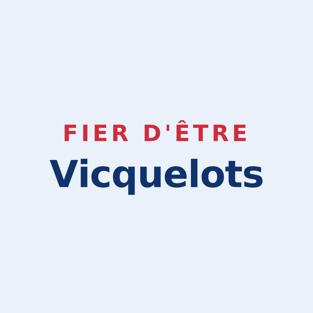 Sticker « Fier d'être Vicquelots » — design pour Vicq