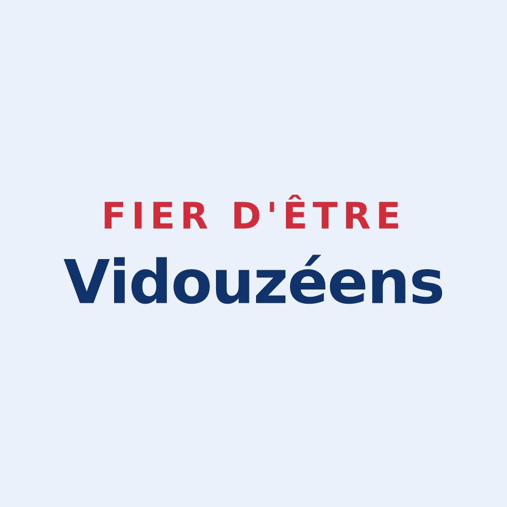 Sticker « Fier d'être Vidouzéens » — design pour Vidouze