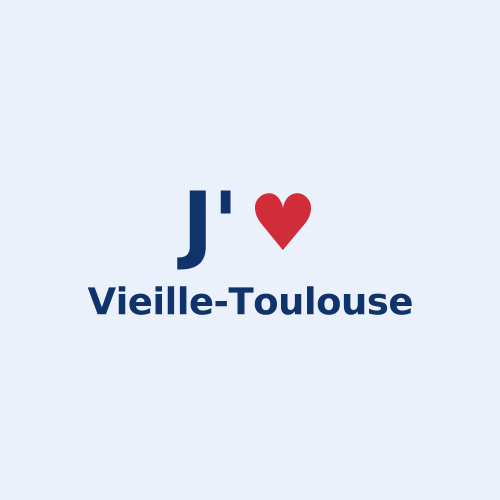 Sticker personnalisé Vieille-Toulouse — design J'aime Vieille-Toulouse