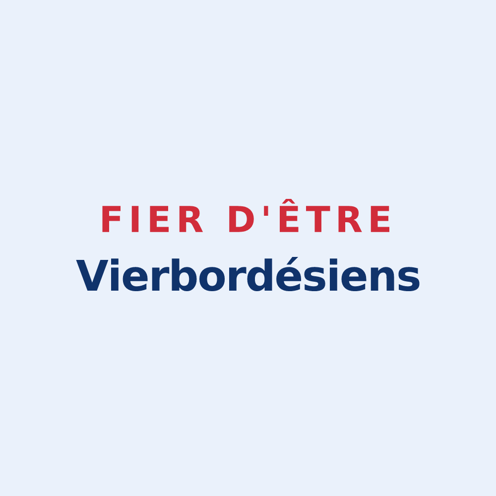 Sticker « Fier d'être Vierbordésiens » — design pour Vier-Bordes