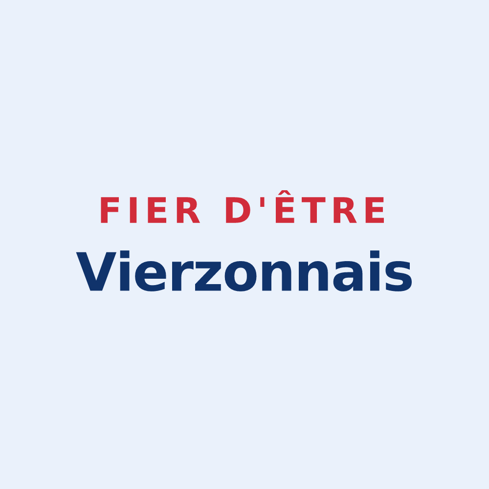 Sticker « Fier d'être Vierzonnais » — design pour Vierzon