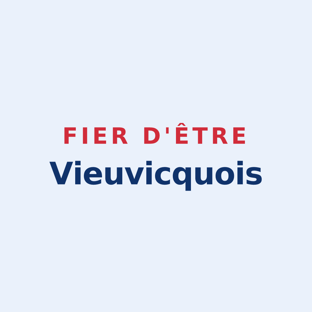Sticker « Fier d'être Vieuvicquois » — design pour Vieuvicq