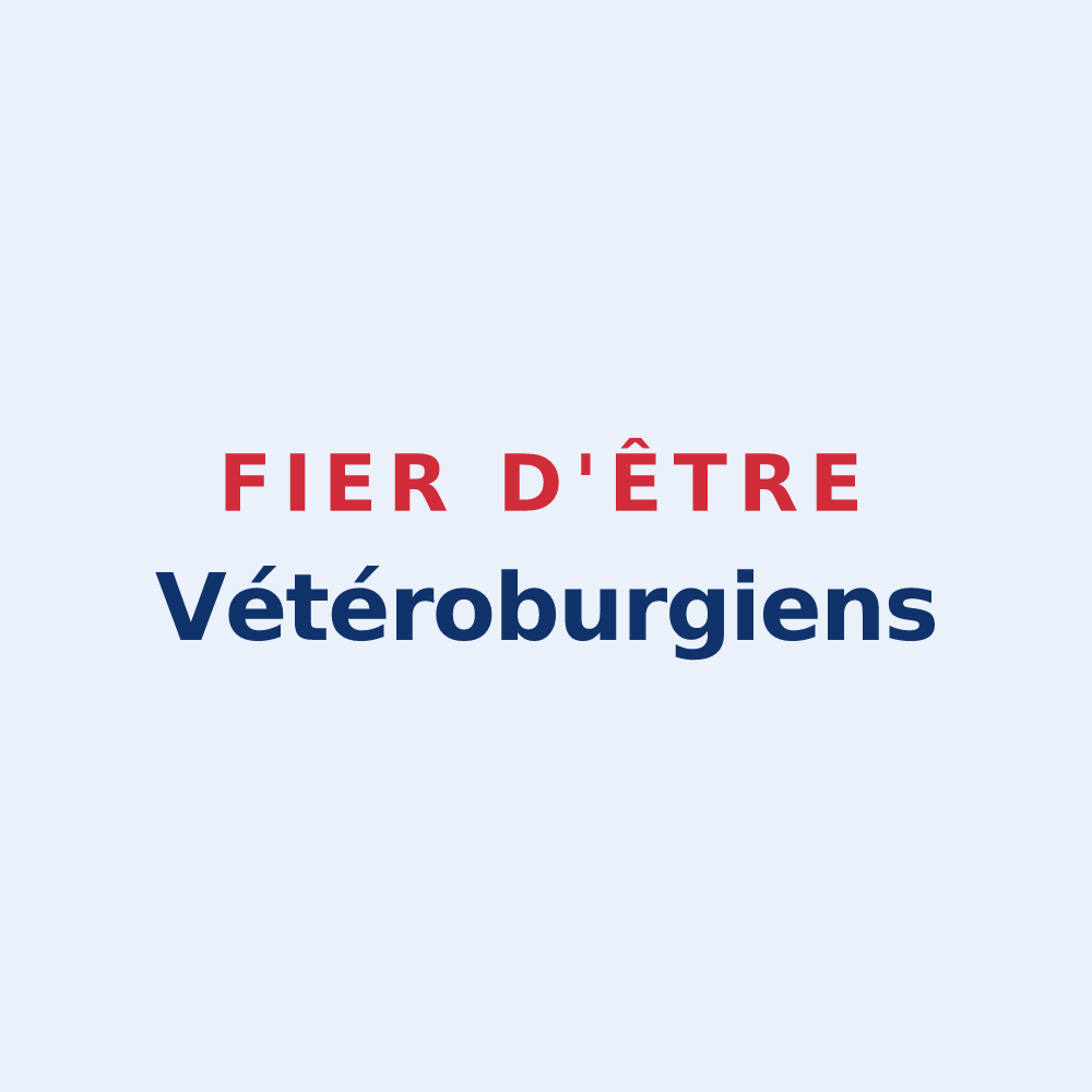 Sticker « Fier d'être Vétéroburgiens » — design pour Vieux-Bourg