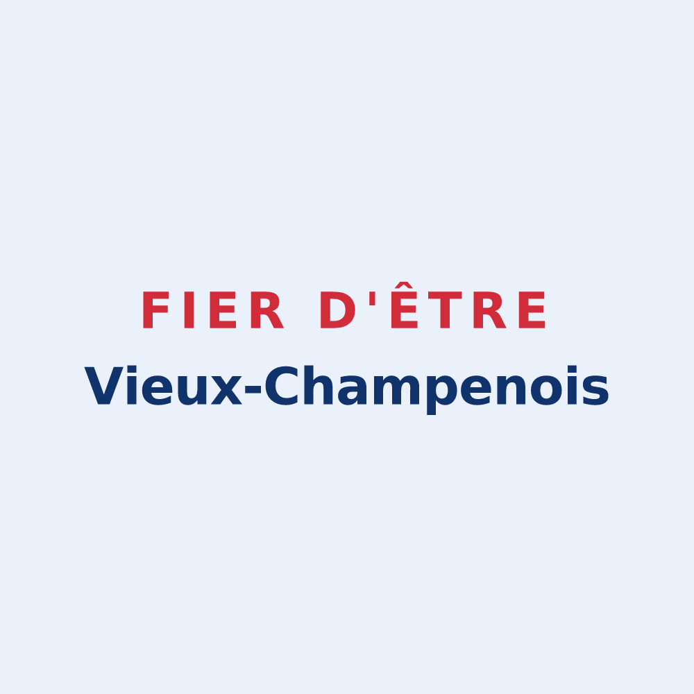 Sticker « Fier d'être Vieux-Champenois » — design pour Vieux-Champagne
