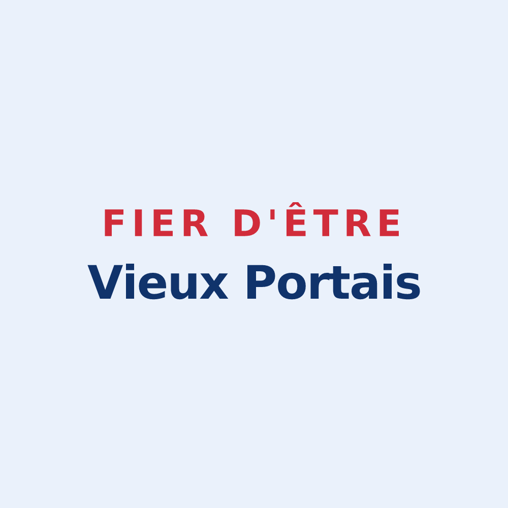 Sticker « Fier d'être Vieux Portais » — design pour Vieux-Port
