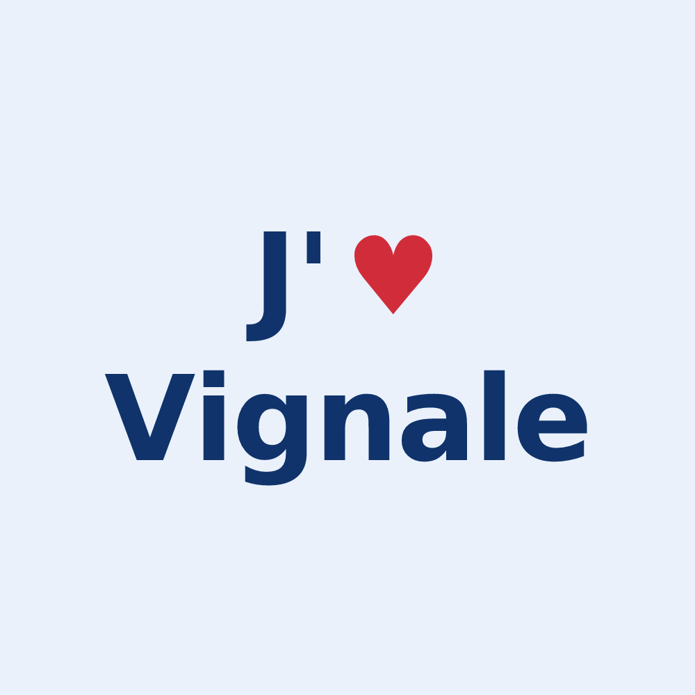 Sticker personnalisé Vignale — design J'aime Vignale