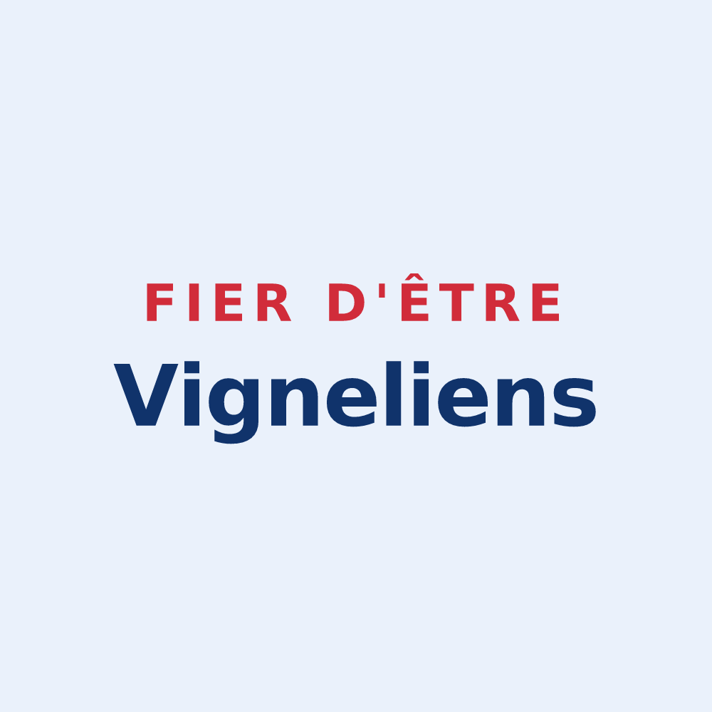Sticker « Fier d'être Vigneliens » — design pour Vignely