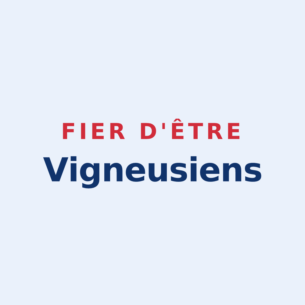 Sticker « Fier d'être Vigneusiens » — design pour Vigneux-sur-Seine