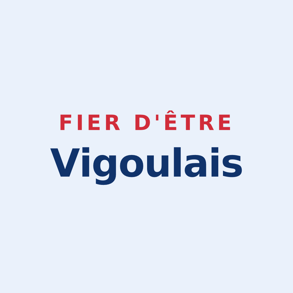 Sticker « Fier d'être Vigoulais » — design pour Vigoux