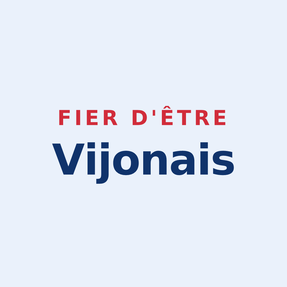 Sticker « Fier d'être Vijonais » — design pour Vijon