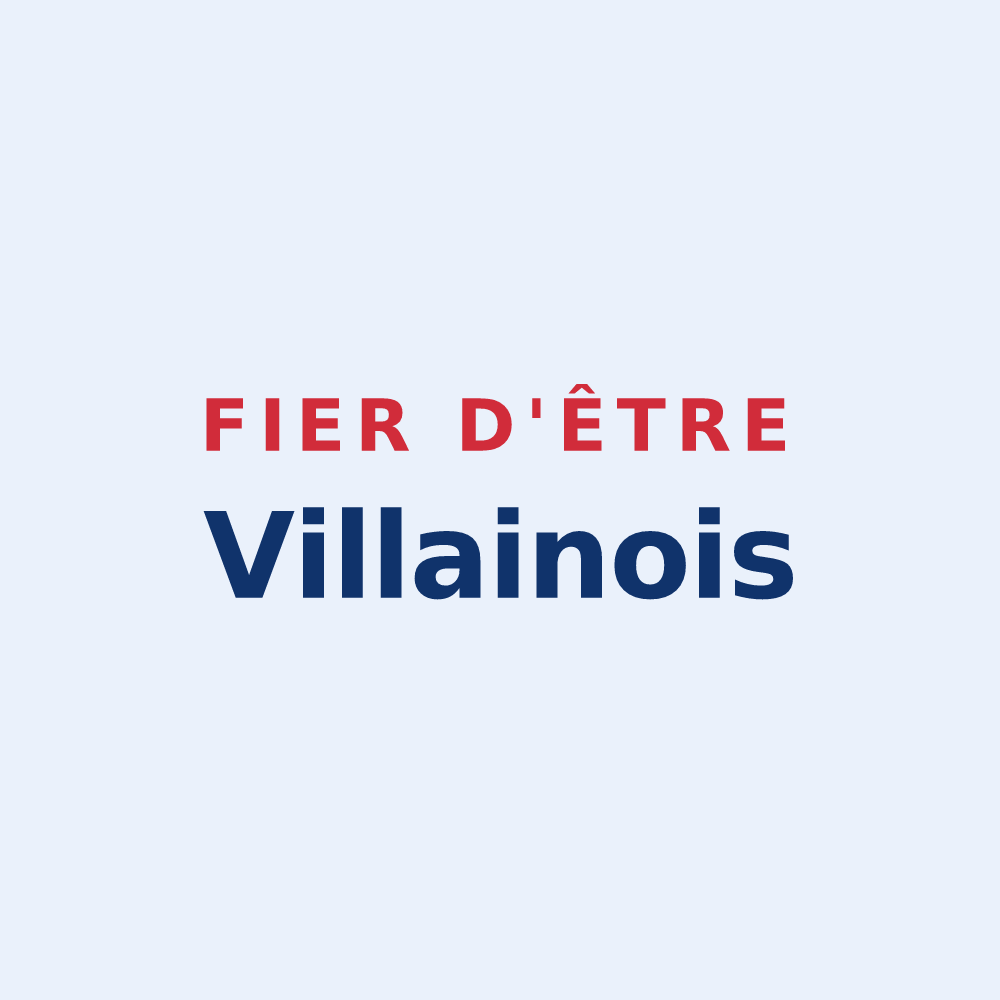 Sticker « Fier d'être Villainois » — design pour Villaines-les-Rochers