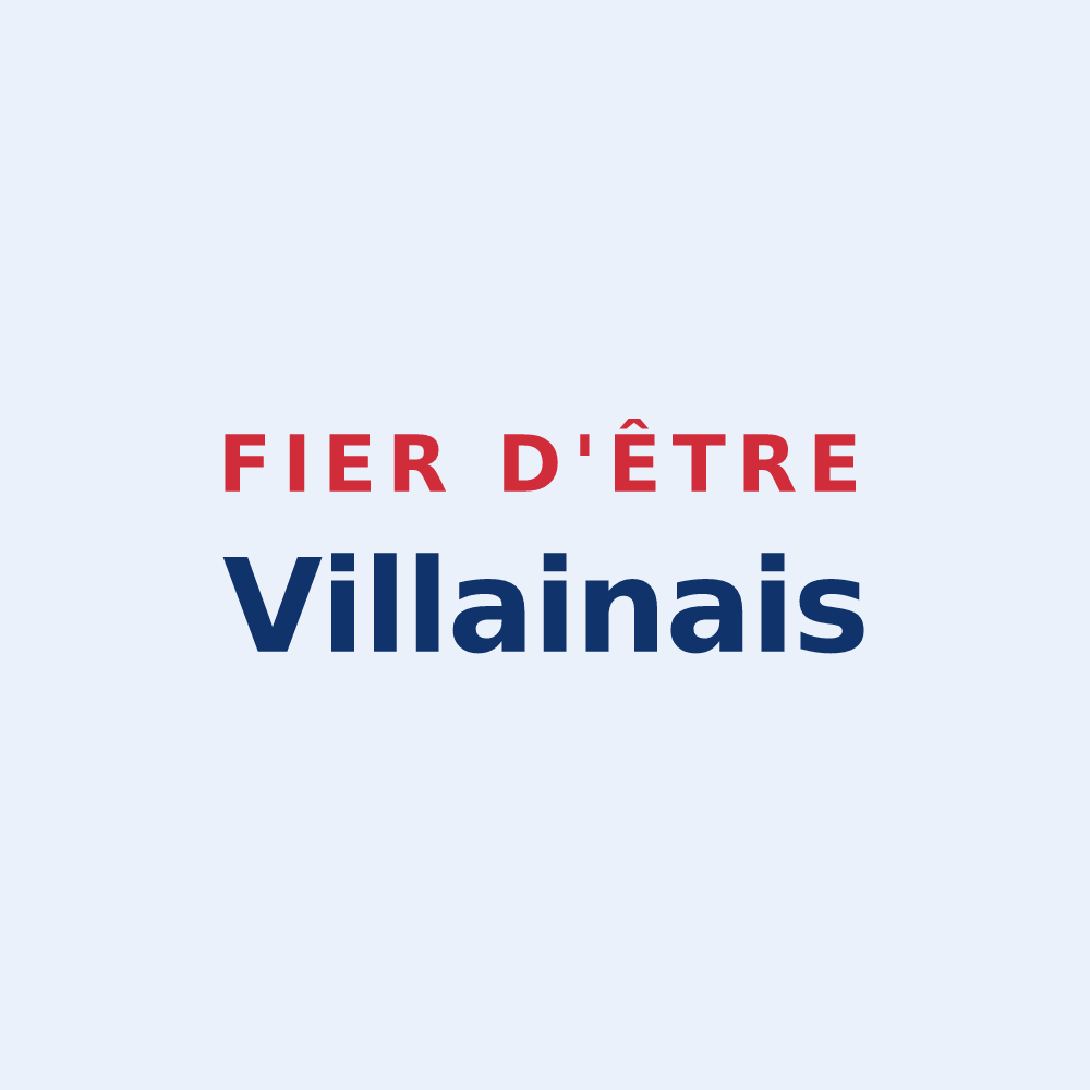 Sticker « Fier d'être Villainais » — design pour Villaines-sous-Malicorne