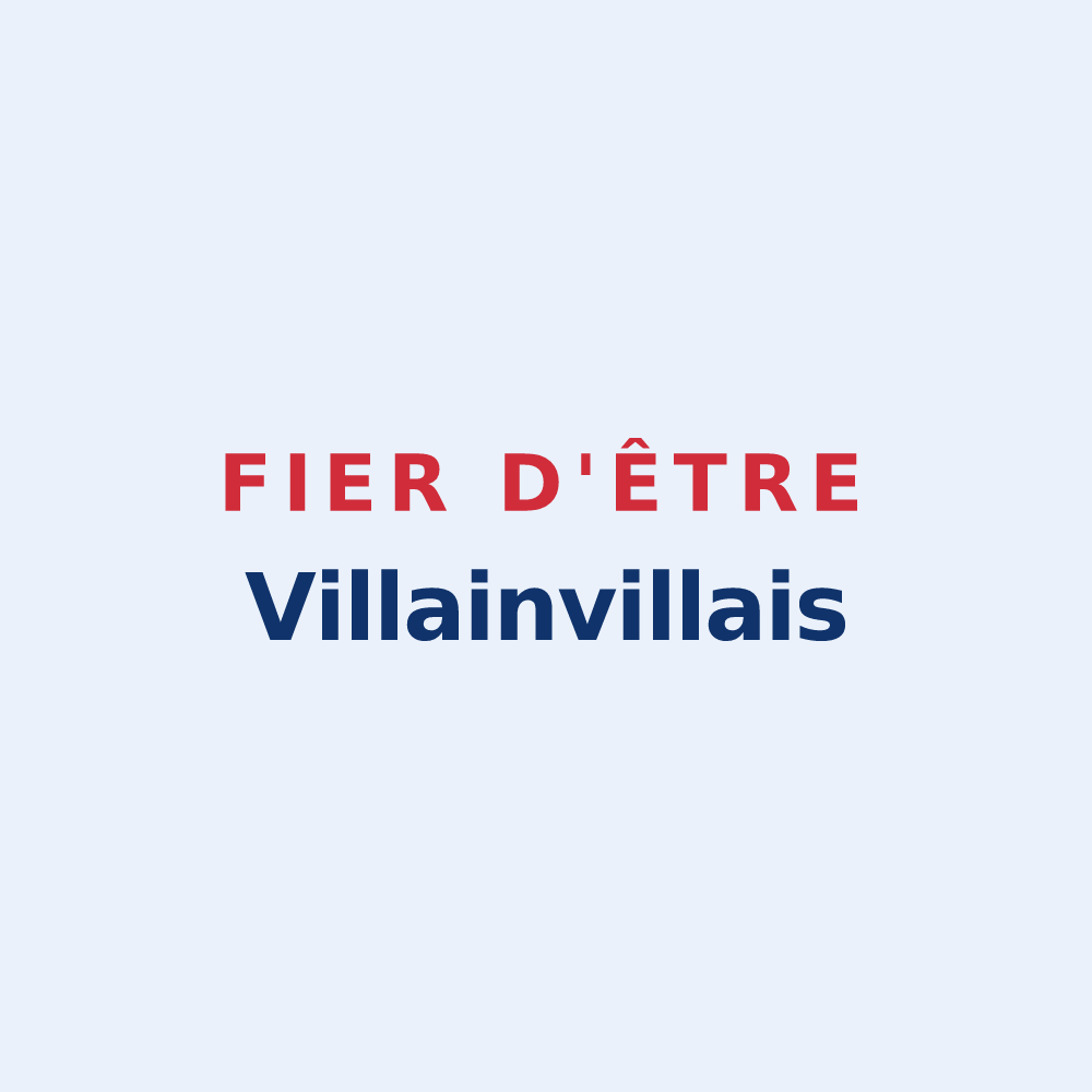 Sticker « Fier d'être Villainvillais » — design pour Villainville