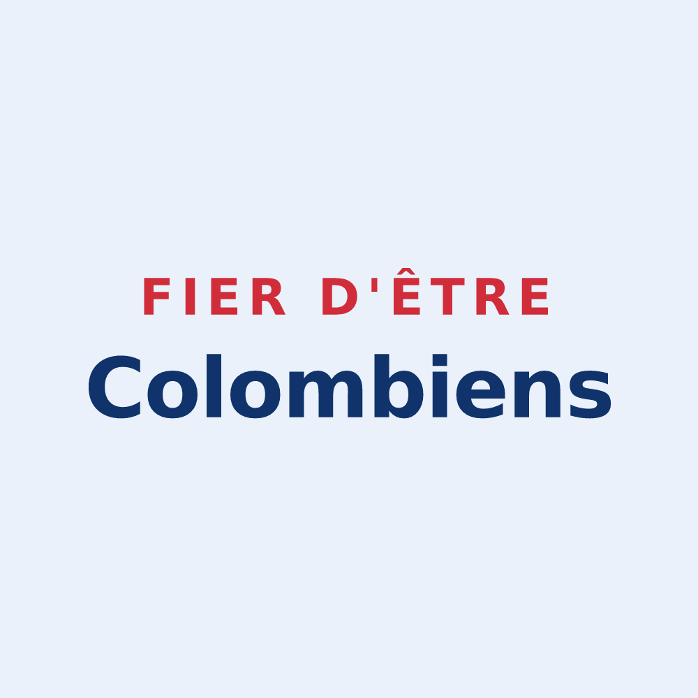 Sticker « Fier d'être Colombiens » — design pour Villandry