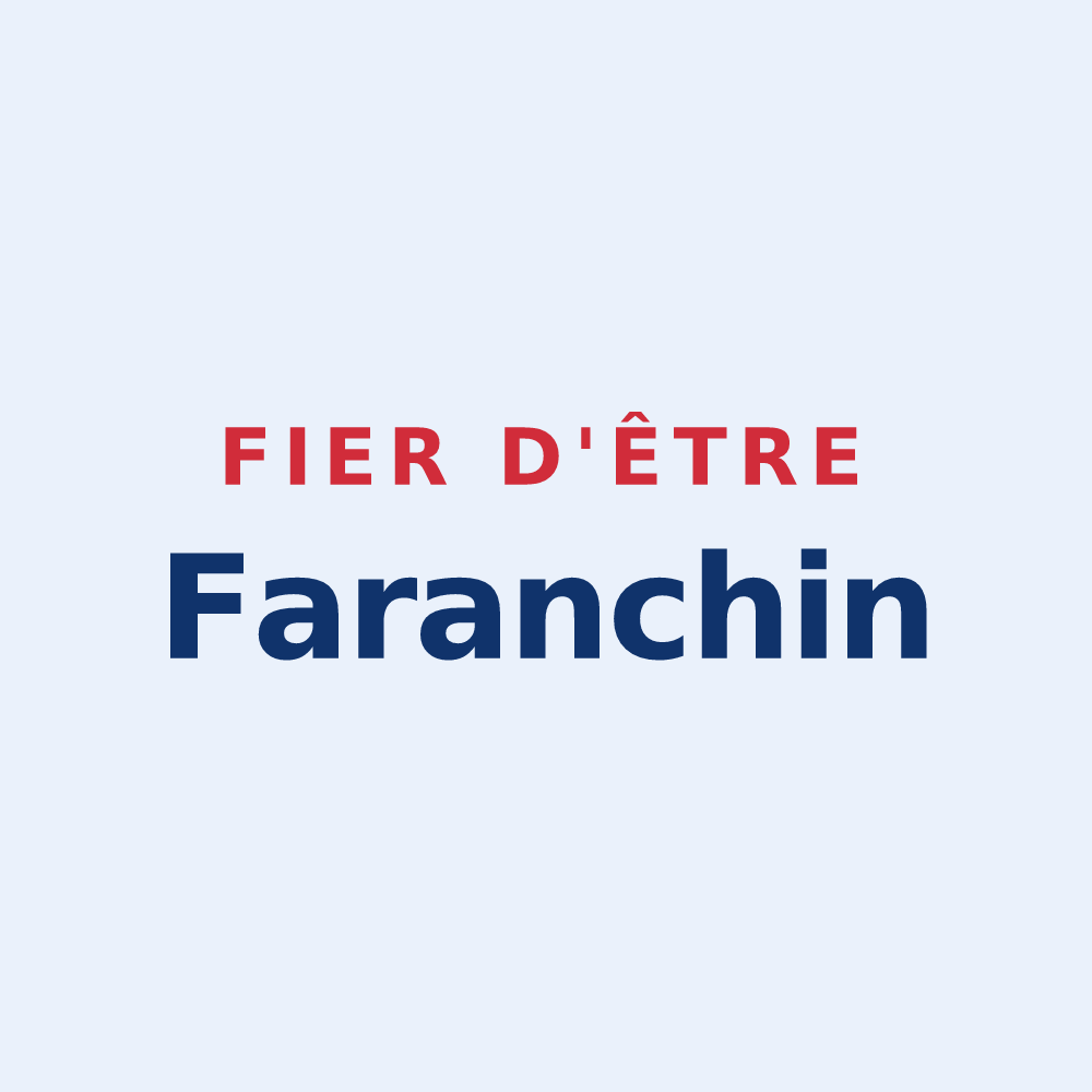 Sticker « Fier d'être Faranchin » — design pour Villar-d'Arêne