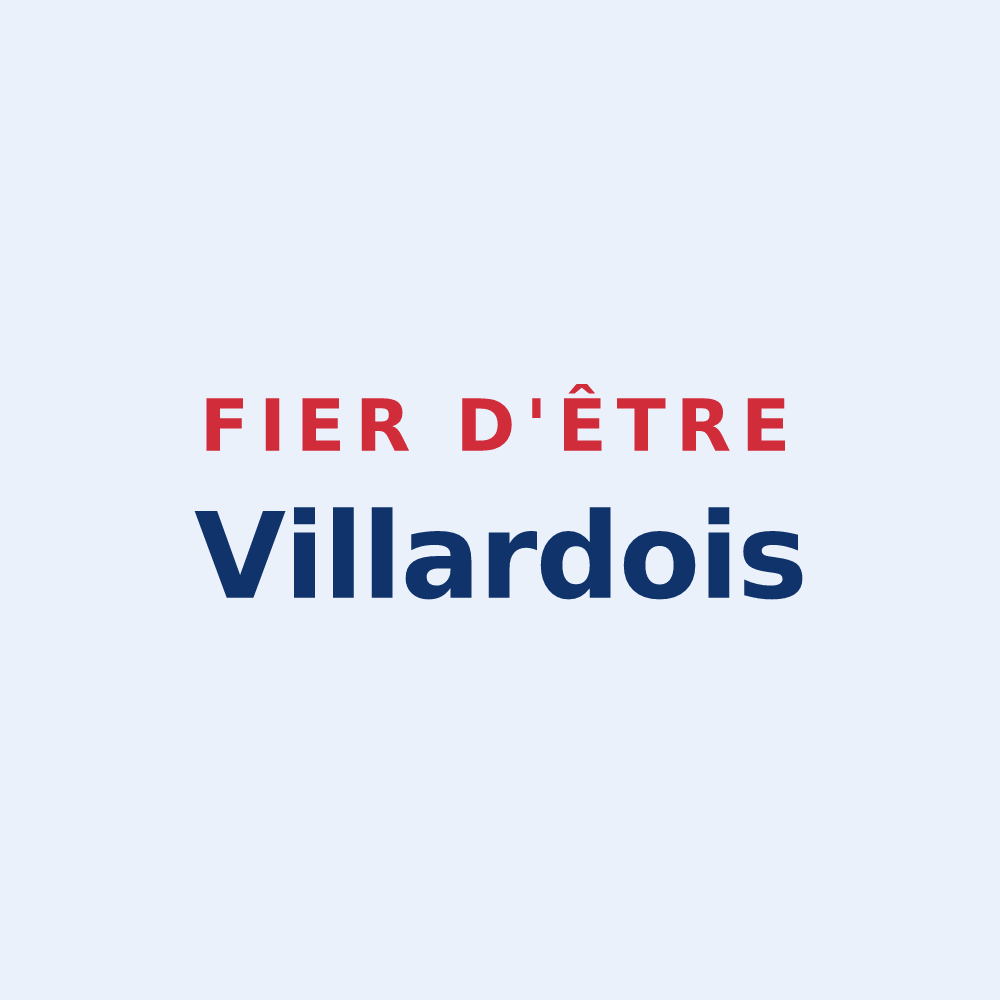 Sticker « Fier d'être Villardois » — design pour Villard
