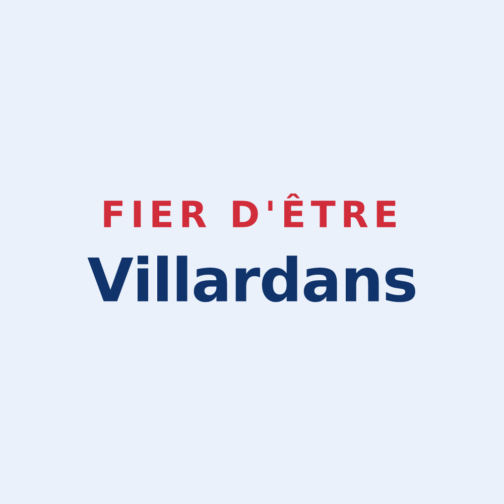 Sticker « Fier d'être Villardans » — design pour Villard