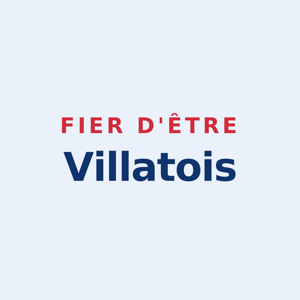 Sticker « Fier d'être Villatois » — design pour Villate