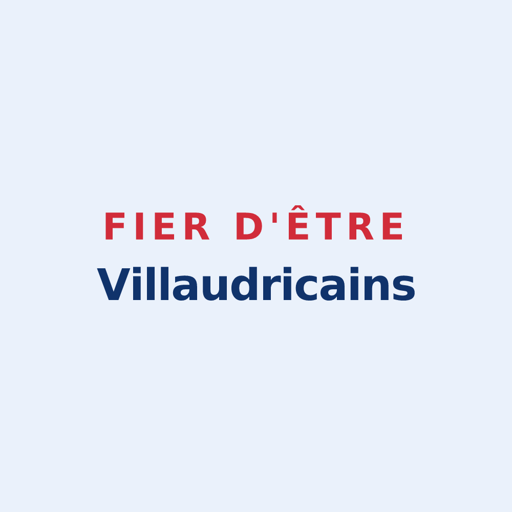 Sticker « Fier d'être Villaudricains » — design pour Villaudric