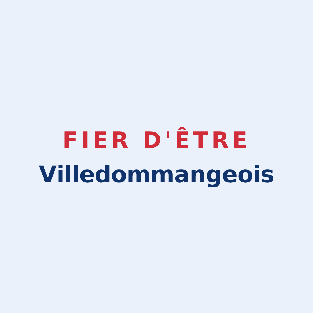 Sticker « Fier d'être Villedommangeois » — design pour Ville-Dommange