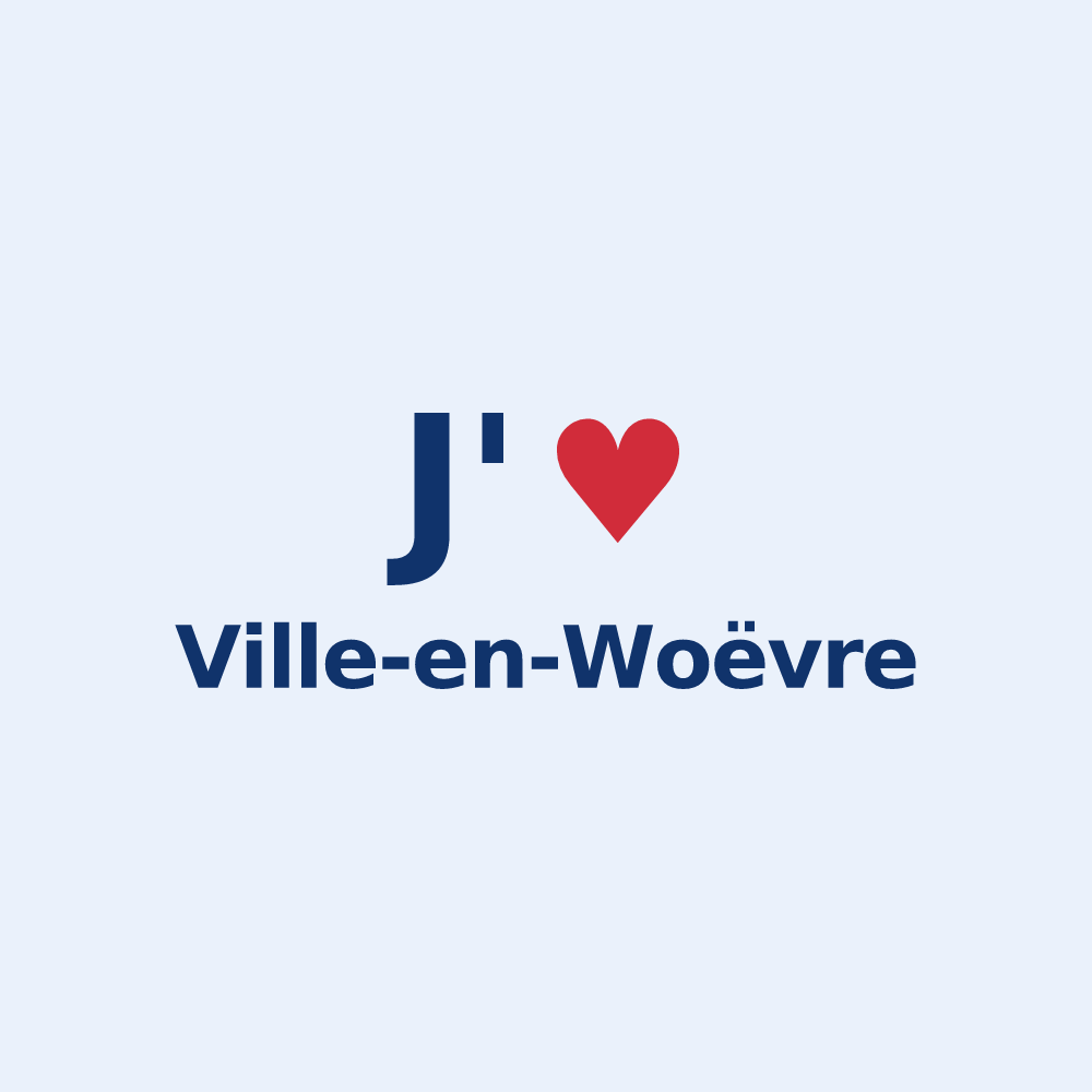 Sticker personnalisé Ville-en-Woëvre — design J'aime Ville-en-Woëvre