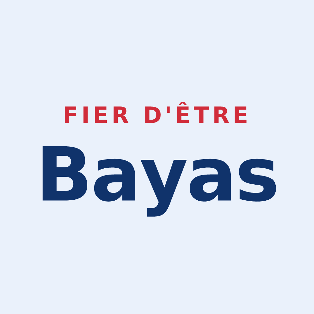 Sticker « Fier d'être Bayas » — design pour Ville-sous-la-Ferté
