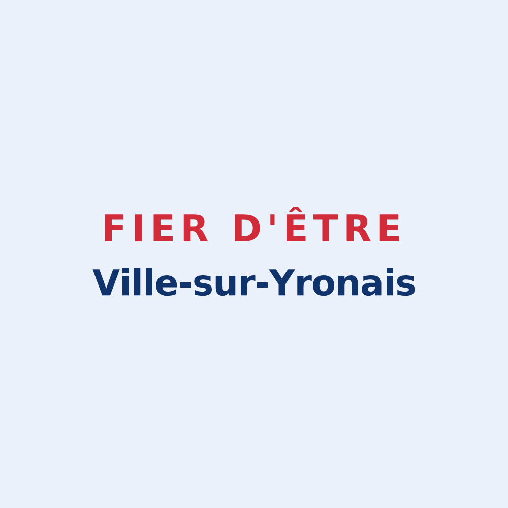 Sticker « Fier d'être Ville-sur-Yronais » — design pour Ville-sur-Yron