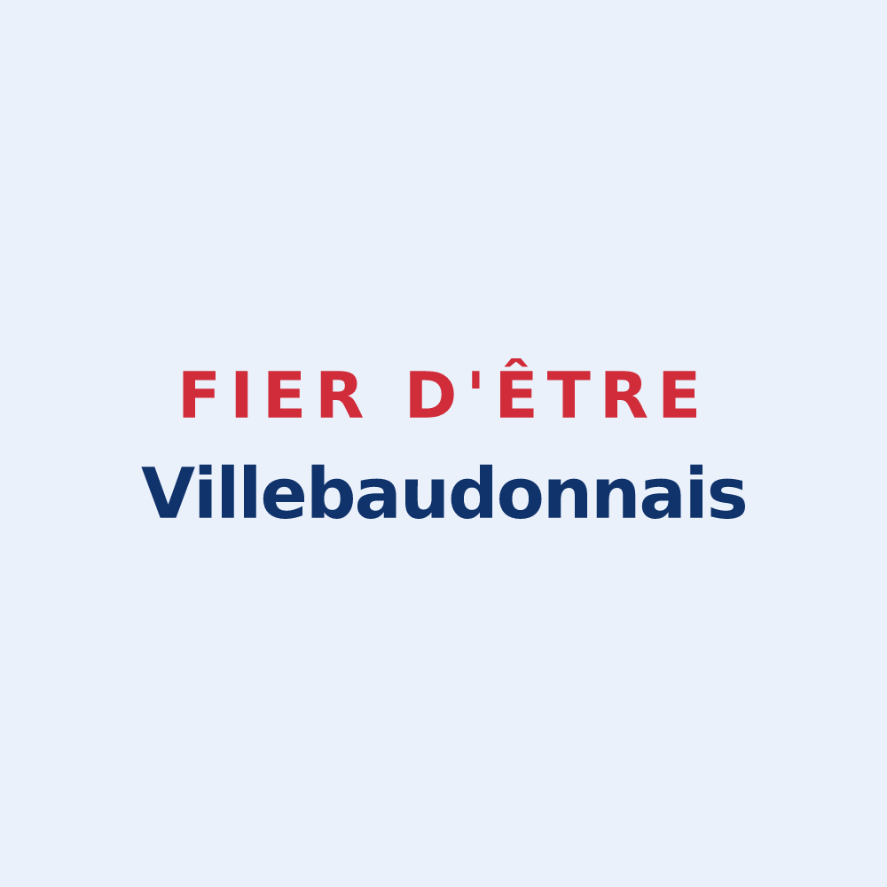 Sticker « Fier d'être Villebaudonnais » — design pour Villebaudon