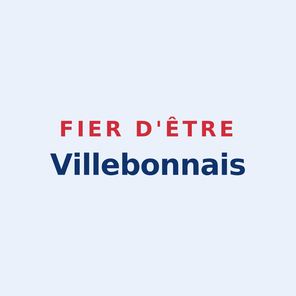 Sticker « Fier d'être Villebonnais » — design pour Villebon-sur-Yvette