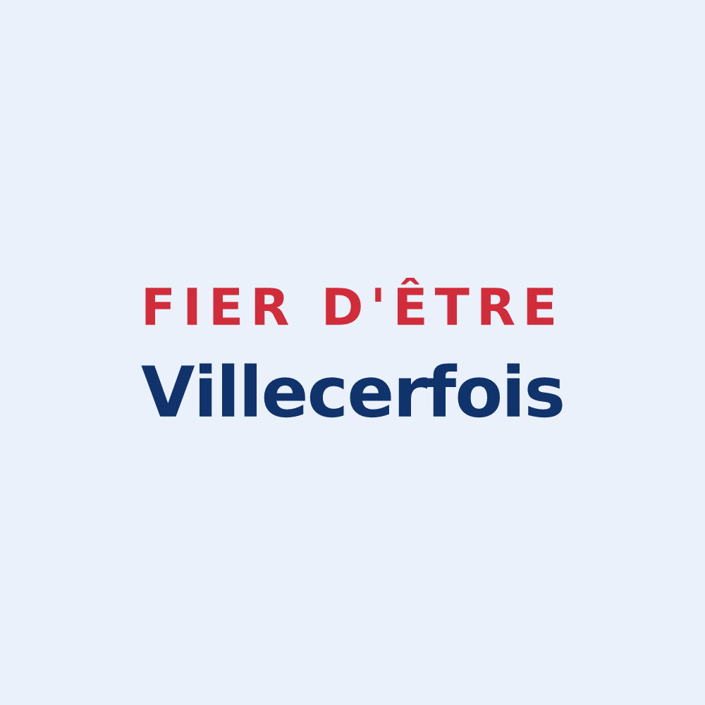 Sticker « Fier d'être Villecerfois » — design pour Villecerf