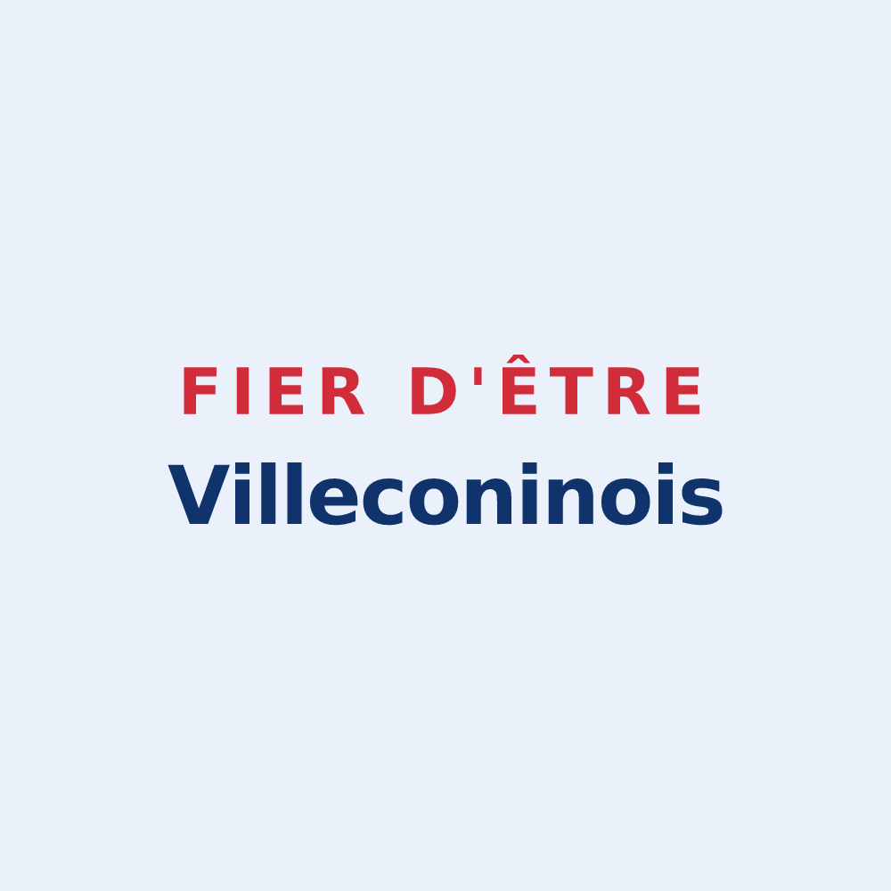 Sticker « Fier d'être Villeconinois » — design pour Villeconin