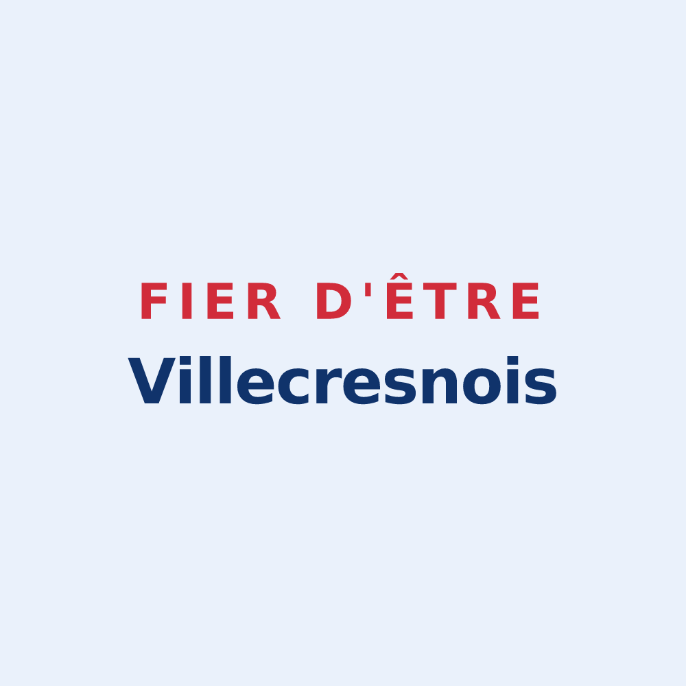 Sticker « Fier d'être Villecresnois » — design pour Villecresnes