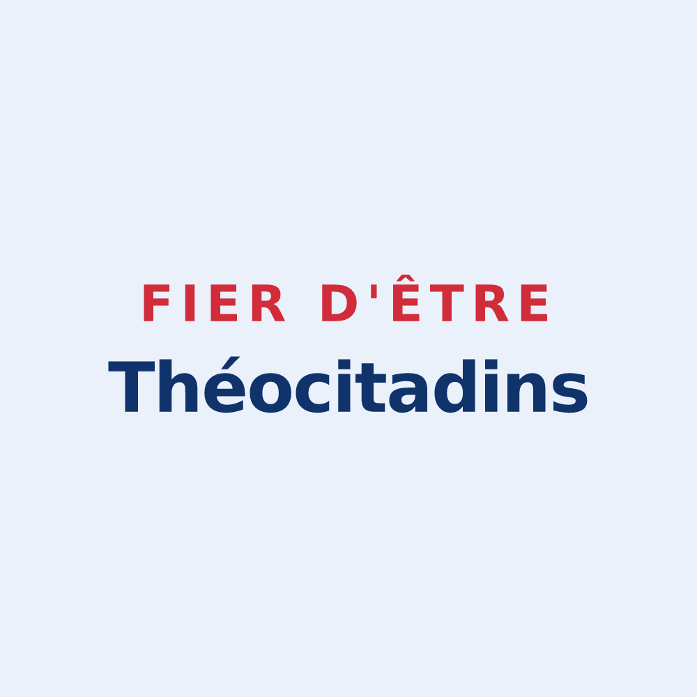 Sticker « Fier d'être Théocitadins » — design pour Villedieu-lès-Bailleul