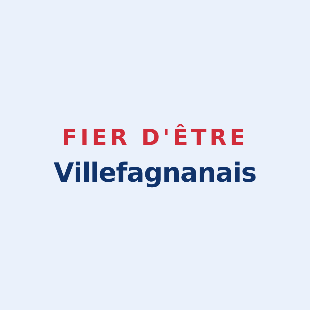 Sticker « Fier d'être Villefagnanais » — design pour Villefagnan