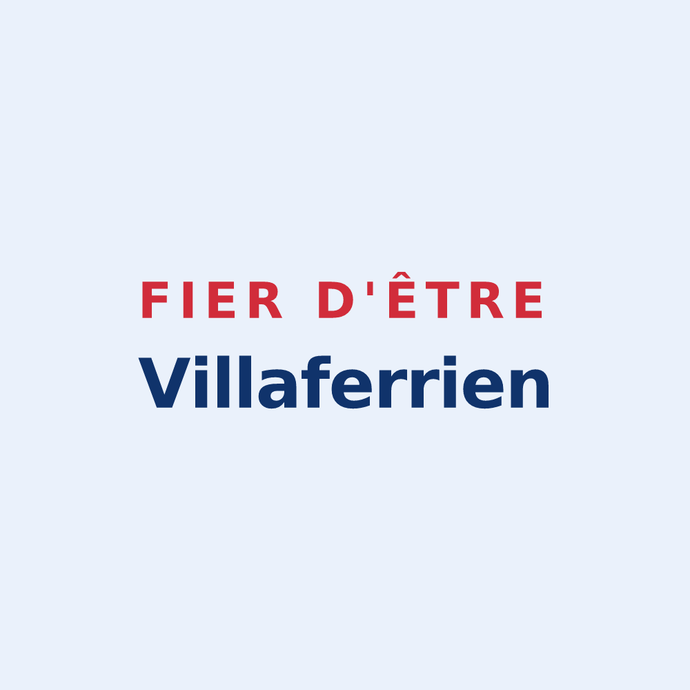 Sticker « Fier d'être Villaferrien » — design pour Villeferry