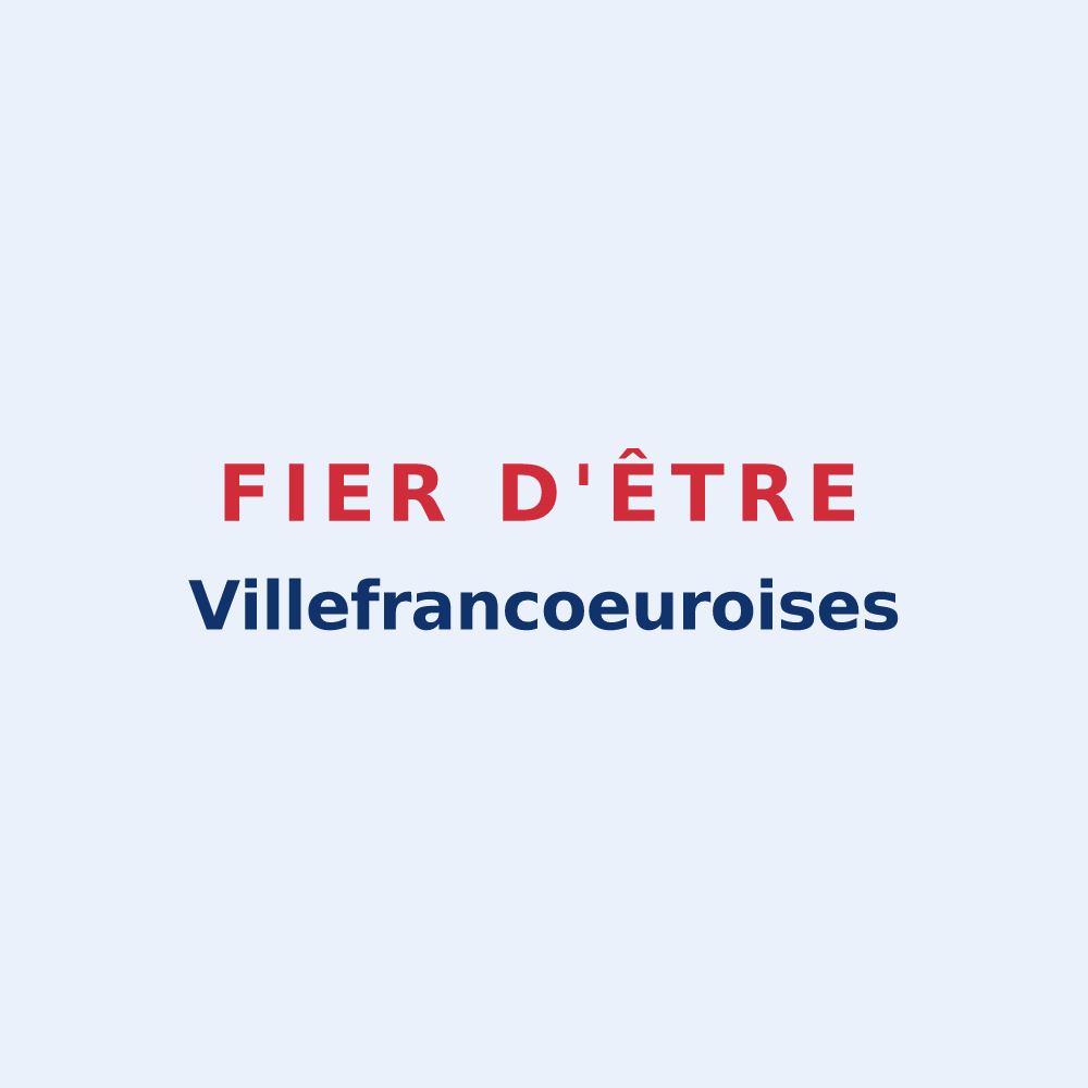 Sticker « Fier d'être Villefrancoeuroises » — design pour Villefrancœur