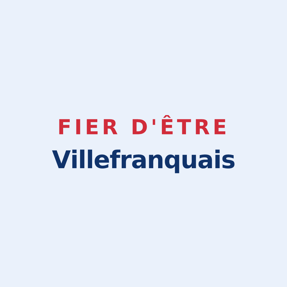 Sticker « Fier d'être Villefranquais » — design pour Villefranque