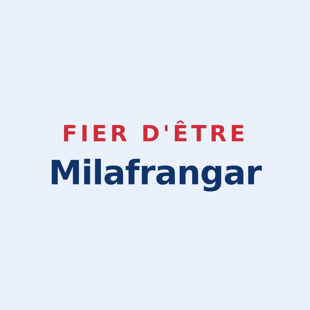 Sticker « Fier d'être Milafrangar » — design pour Villefranque