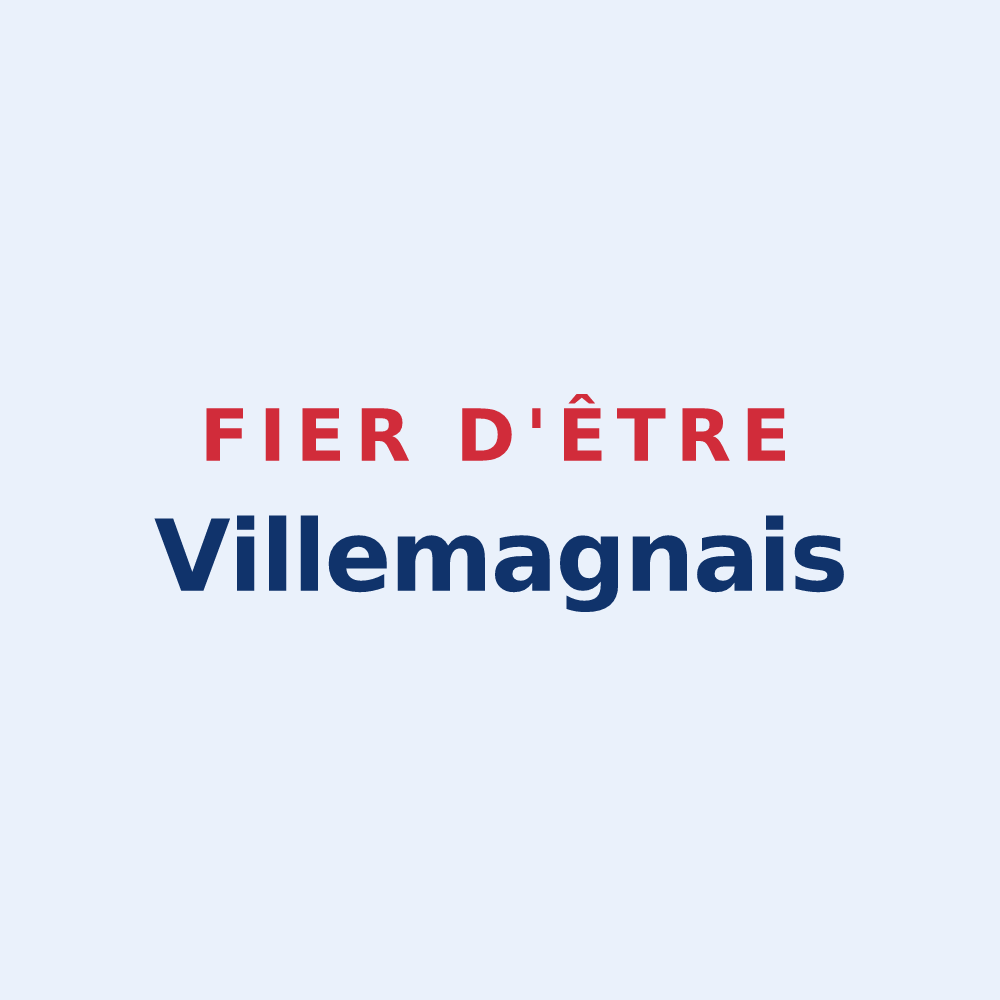 Sticker « Fier d'être Villemagnais » — design pour Villemagne-l'Argentière