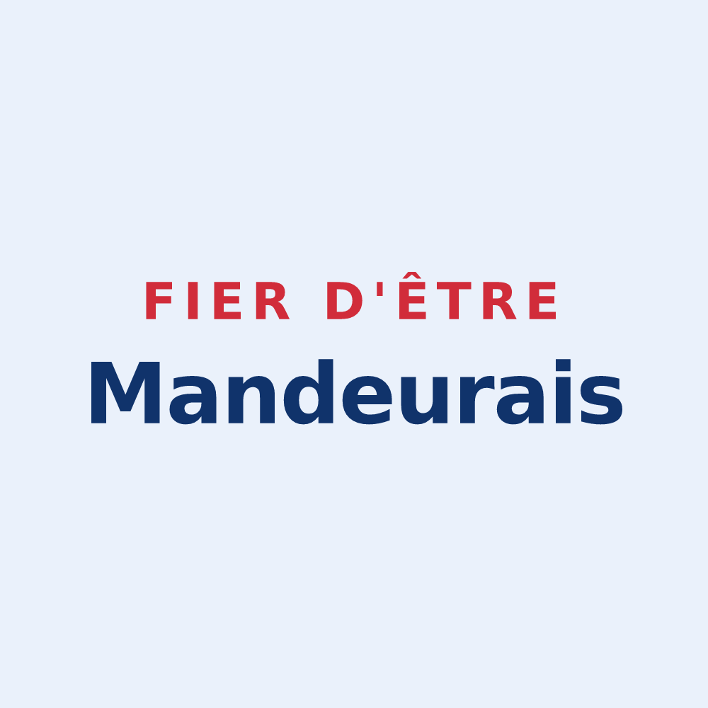 Sticker « Fier d'être Mandeurais » — design pour Villemandeur