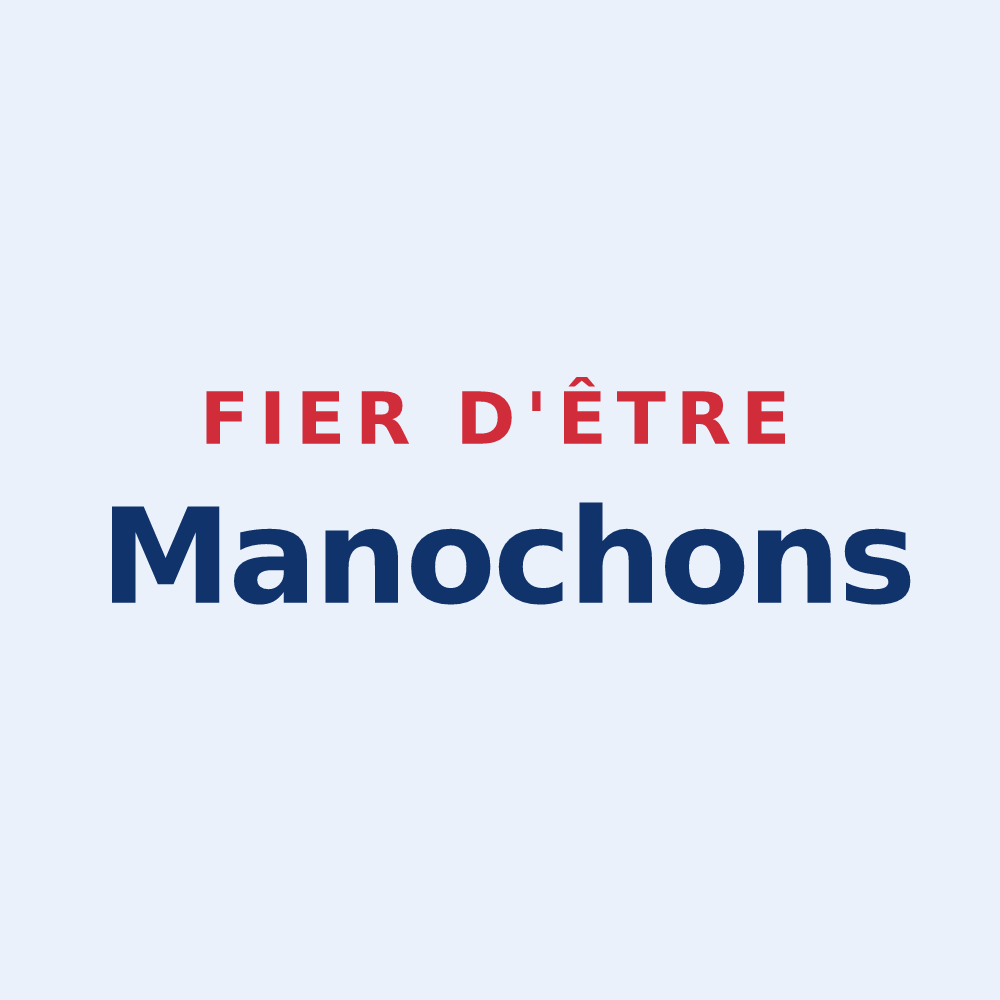 Sticker « Fier d'être Manochons » — design pour Villemanoche