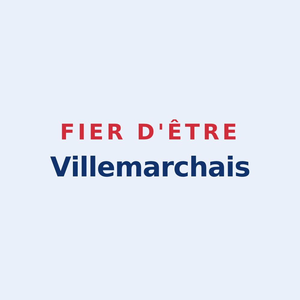 Sticker « Fier d'être Villemarchais » — design pour Villemaréchal