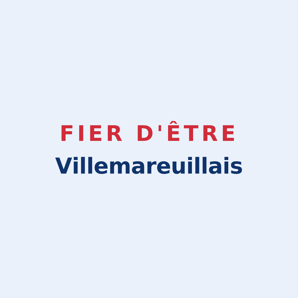Sticker « Fier d'être Villemareuillais » — design pour Villemareuil
