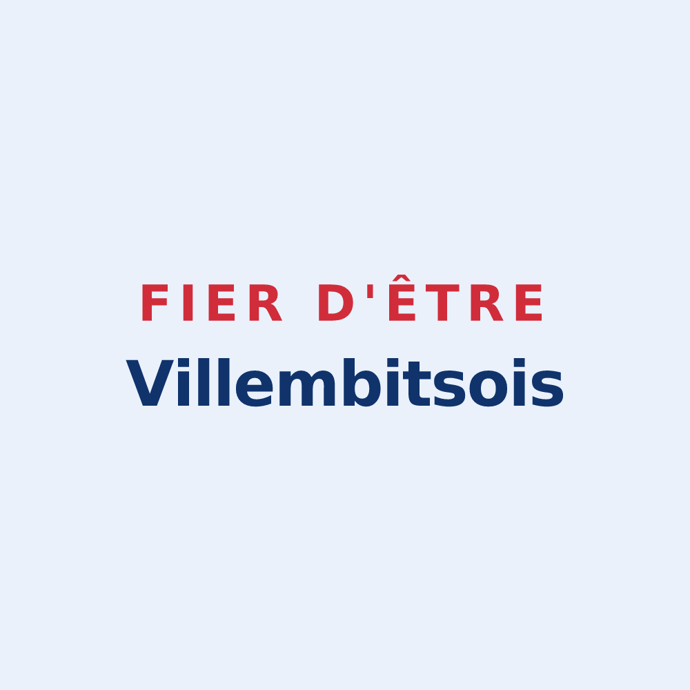 Sticker « Fier d'être Villembitsois » — design pour Villembits