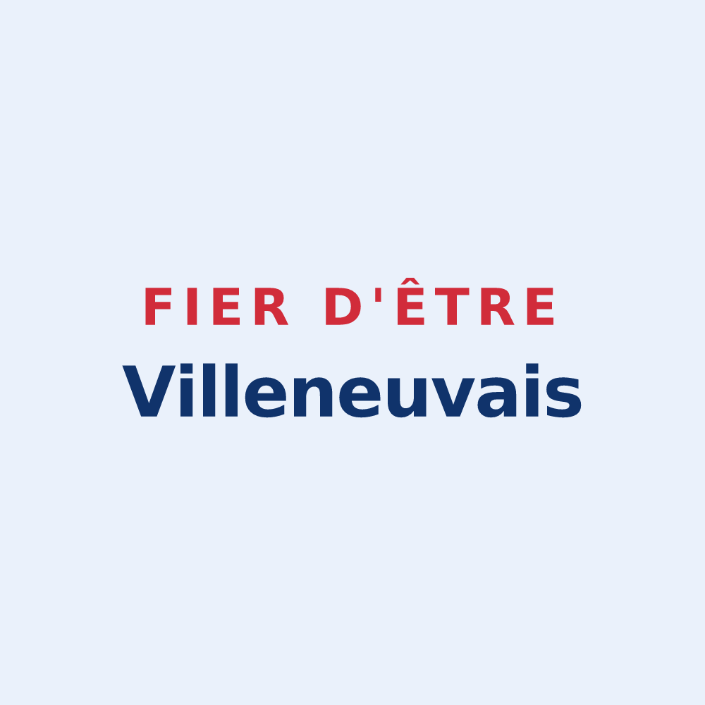 Sticker « Fier d'être Villeneuvais » — design pour Villeneuve