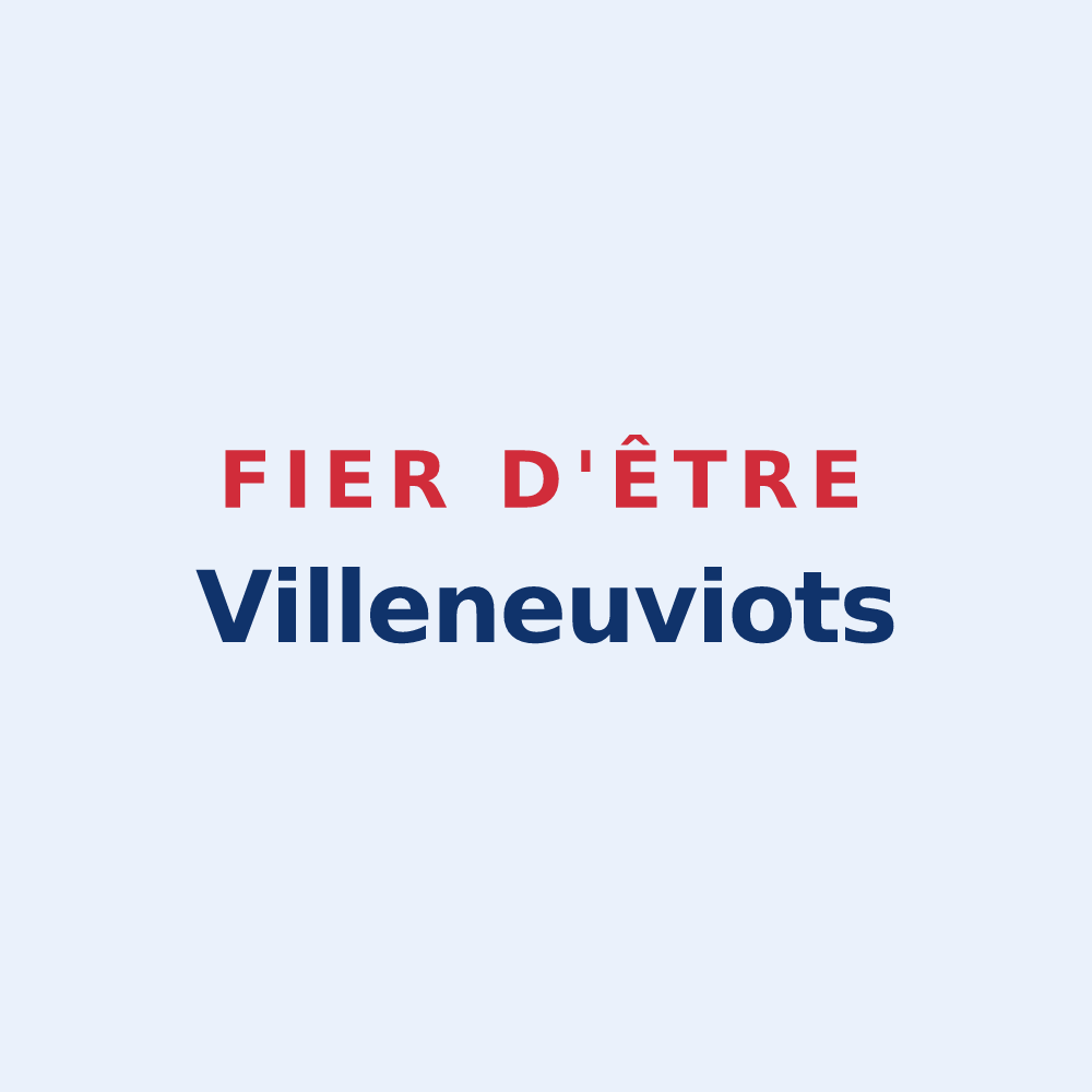 Sticker « Fier d'être Villeneuviots » — design pour Villeneuve-Renneville-Chevigny