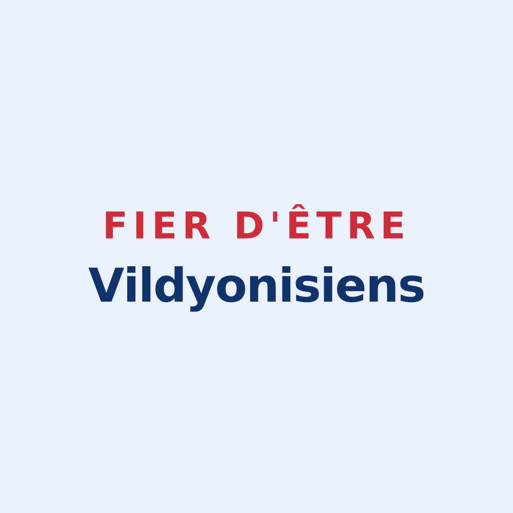 Sticker « Fier d'être Vildyonisiens » — design pour Villeneuve-Saint-Denis