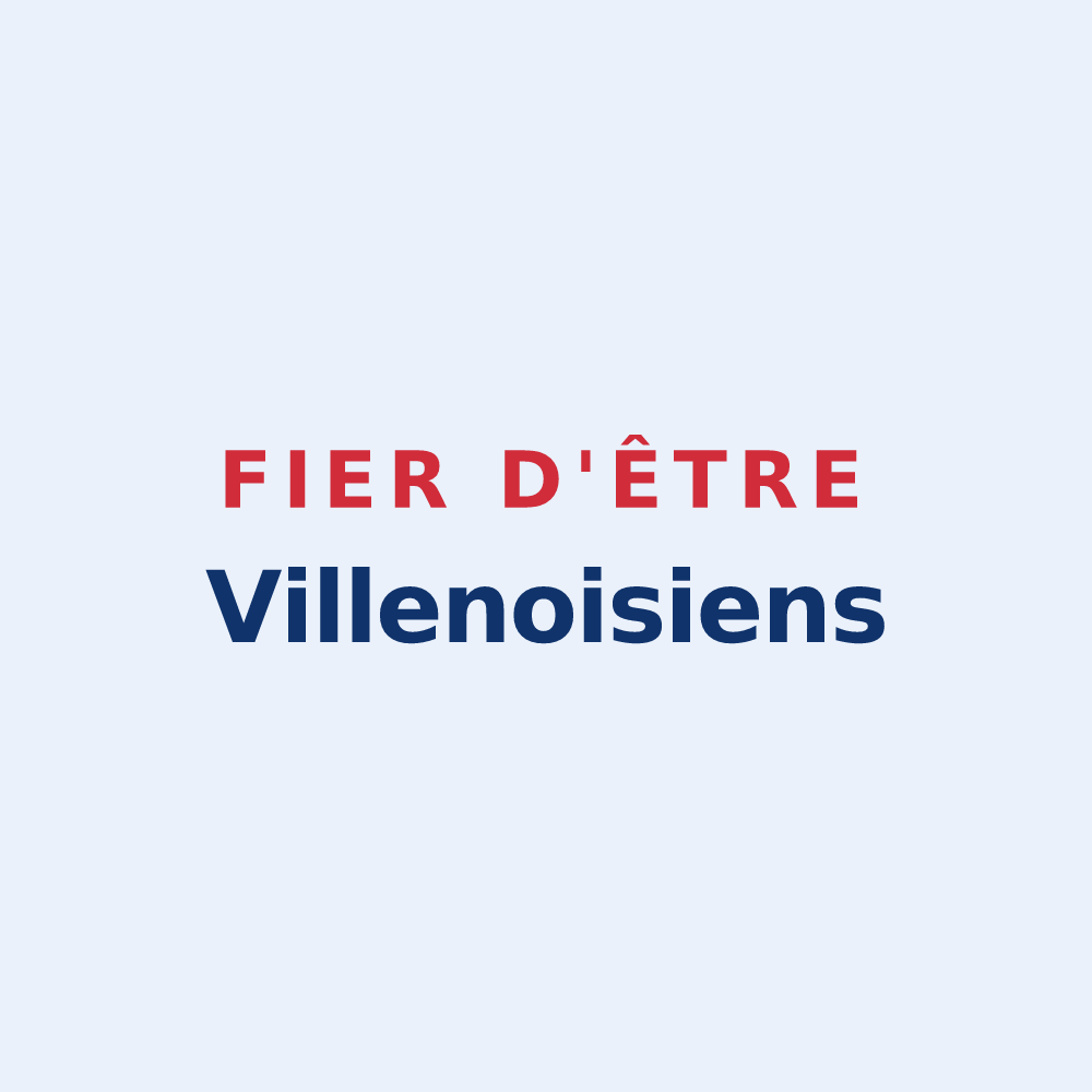 Sticker « Fier d'être Villenoisiens » — design pour Villenoy