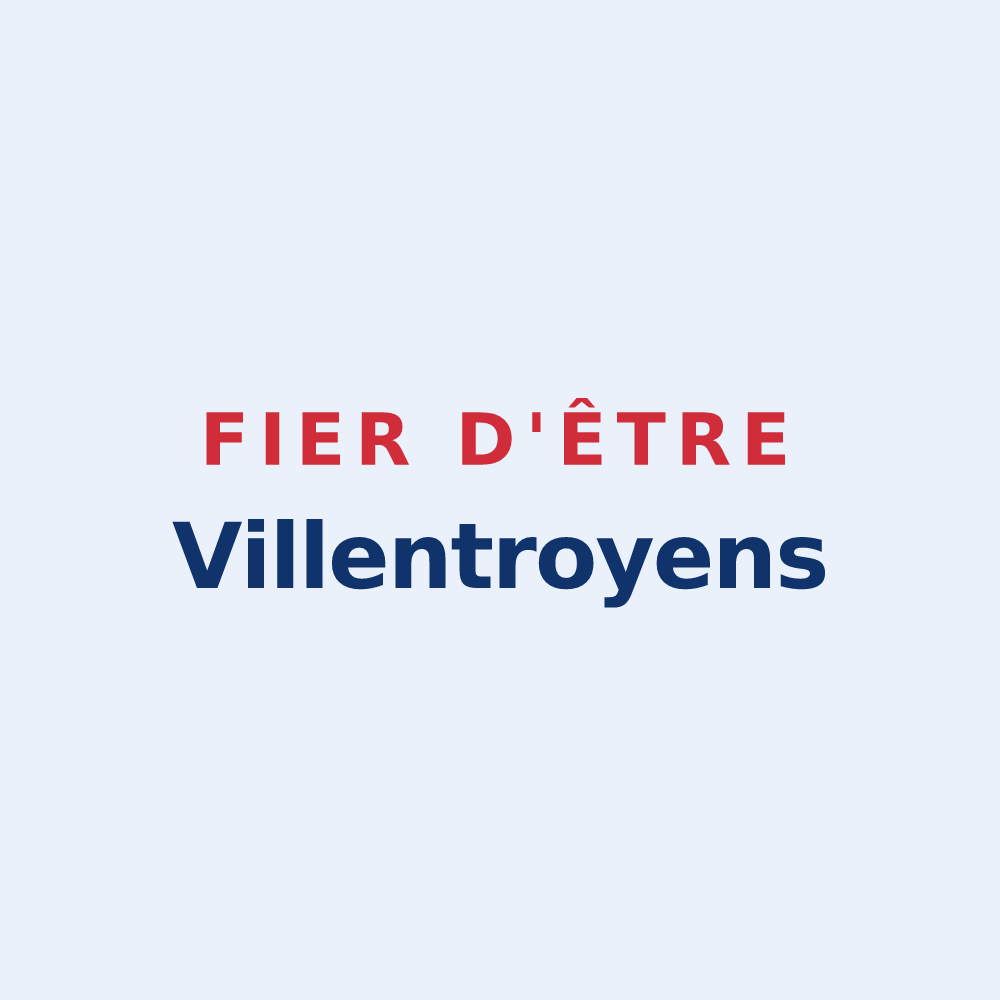 Sticker « Fier d'être Villentroyens » — design pour Villentrois-Faverolles-en-Berry