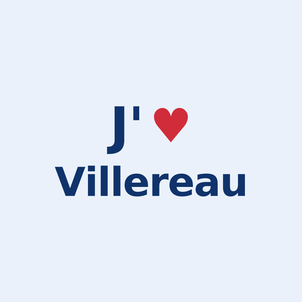 Sticker personnalisé Villereau — design J'aime Villereau